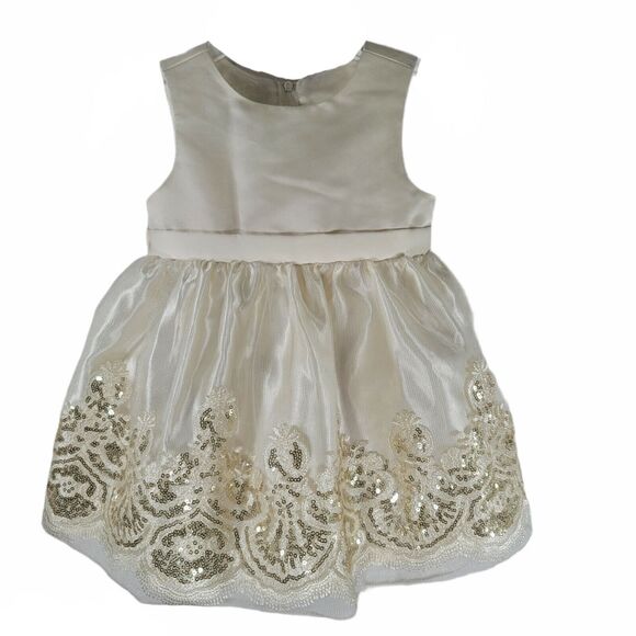 Toddler Special Occasion Dress 12 mos Christening Flower Girl American Princess - Picture 1 of 8